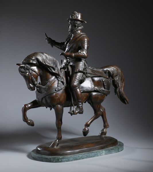 HUNT (XIX-XX SECOLO) JAMES : Enrico IV di Francia a cavallo  - Asta Asta 493 | ARTE ANTICA E DEL XIX SECOLO - Dipinti e sculture del XIX secolo Tradizionale - Associazione Nazionale - Case d'Asta italiane