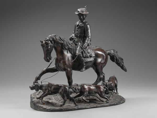 CINQUE VINCENZO (1852 - 1929) : Cacciatore a cavallo con muta di cani  - Asta Asta 493 | ARTE ANTICA E DEL XIX SECOLO - Dipinti e sculture del XIX secolo Tradizionale - Associazione Nazionale - Case d'Asta italiane