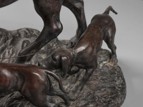 CINQUE VINCENZO (1852 - 1929) : Cacciatore a cavallo con muta di cani  - Asta Asta 493 | ARTE ANTICA E DEL XIX SECOLO - Dipinti e sculture del XIX secolo Tradizionale - Associazione Nazionale - Case d'Asta italiane