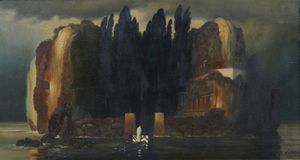 BCKLIN ARNOLD (1827 - 1901) - Da. L'Isola dei Morti (V versione)