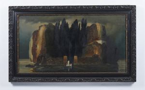 BCKLIN ARNOLD (1827 - 1901) : Da. L'Isola dei Morti (V versione)  - Asta Asta 493 | ARTE ANTICA E DEL XIX SECOLO - Dipinti e sculture del XIX secolo Tradizionale - Associazione Nazionale - Case d'Asta italiane