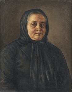 KALPOKAS PETRAS (1880 - 1945) - Ritratto femminile