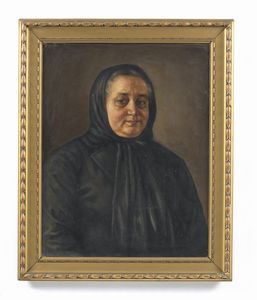 KALPOKAS PETRAS (1880 - 1945) : Ritratto femminile  - Asta Asta 493 | ARTE ANTICA E DEL XIX SECOLO - Dipinti e sculture del XIX secolo Tradizionale - Associazione Nazionale - Case d'Asta italiane