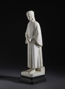 DUPR GIOVANNI (1817 - 1882) : Dante  - Asta Asta 493 | ARTE ANTICA E DEL XIX SECOLO - Dipinti e sculture del XIX secolo Tradizionale - Associazione Nazionale - Case d'Asta italiane