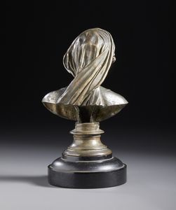 GEMITO VINCENZO (1852 - 1929) : Busto femminile  - Asta Asta 493 | ARTE ANTICA E DEL XIX SECOLO - Dipinti e sculture del XIX secolo Tradizionale - Associazione Nazionale - Case d'Asta italiane