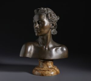 PEZZANI (PRIMA META' DEL XX SECOLO) ANTONIO - Busto femminile