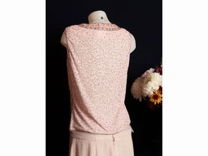 Tailleur sartoriale rosa cipria  - Asta Il guardaroba di Rosa Segreto Annigoni - Associazione Nazionale - Case d'Asta italiane