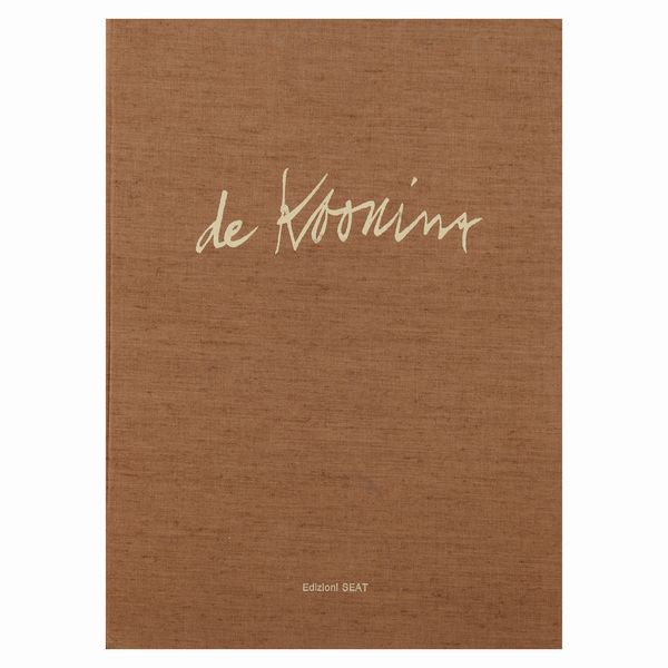 Willem de Kooning, libro d'artista  - Asta Opere del XIX e XX secolo Web Only - Associazione Nazionale - Case d'Asta italiane