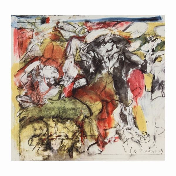 Willem de Kooning, libro d'artista  - Asta Opere del XIX e XX secolo Web Only - Associazione Nazionale - Case d'Asta italiane