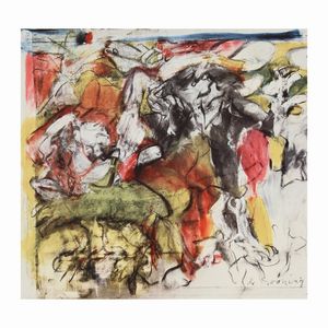 Willem de Kooning, libro d'artista  - Asta Opere del XIX e XX secolo Web Only - Associazione Nazionale - Case d'Asta italiane