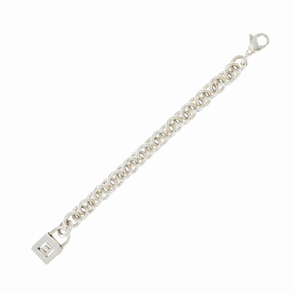 Tiffany & Co. bracciale lucchetto con iniziale in argento 925  - Asta Gioielli Orologi e Fashion Vintage Web Only - Associazione Nazionale - Case d'Asta italiane