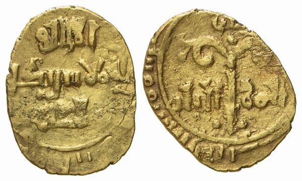 MESSINA. Regno di Sicilia. Ruggero II duca (1105 - 1154). Tarì. Au (0,83 g; 13,1 mm)  - Asta Monete e medaglie medievali e moderne italiane ed estere - Associazione Nazionale - Case d'Asta italiane