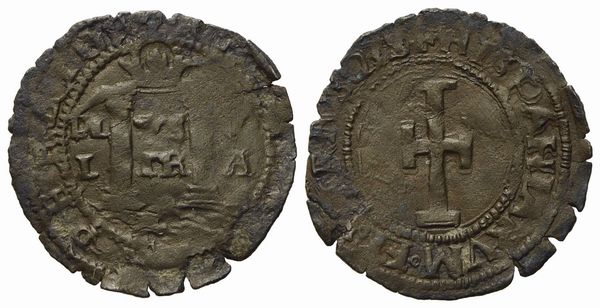 NAPOLI. Regno di Napoli. Carlo V d'Asburgo. Denaro. Mi (0,56 g; 17,3 mm)  - Asta Monete e medaglie medievali e moderne italiane ed estere - Associazione Nazionale - Case d'Asta italiane