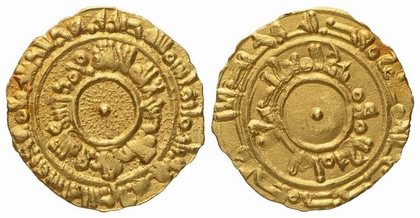 PALERMO. Sicilia. Fatimidi. Al Mu'izz (935 - 975). Robai. Au (1,04 g; 15,1 mm)  - Asta Monete e medaglie medievali e moderne italiane ed estere - Associazione Nazionale - Case d'Asta italiane