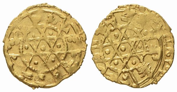 PALERMO. Sicilia. Fatimidi. Al-Mustansir (1036 - 1094). Robai. Au (1,01 g; 14,5 mm)  - Asta Monete e medaglie medievali e moderne italiane ed estere - Associazione Nazionale - Case d'Asta italiane