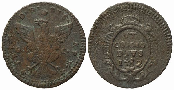 PALERMO. Regno di Sicilia. Ferdinando III di Borbone (1759-1816). 1 Grano 1782. Cu (4,02 g; 24,2 mm)  - Asta Monete e medaglie medievali e moderne italiane ed estere - Associazione Nazionale - Case d'Asta italiane