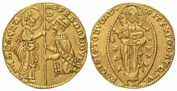 VENEZIA. Francesco Dandolo (1329-1339). Ducato (3,61 g; 19,5 mm)  - Asta Monete e medaglie medievali e moderne italiane ed estere - Associazione Nazionale - Case d'Asta italiane