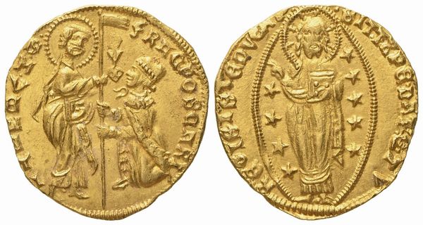 VENEZIA. Francesco Foscari (1423-1457). Ducato. Au (3,5 g; 20,6 mm)  - Asta Monete e medaglie medievali e moderne italiane ed estere - Associazione Nazionale - Case d'Asta italiane