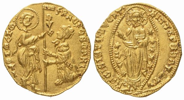 VENEZIA. Francesco Foscari (1423-1457). Ducato. Au (3,58 g; 20,8 mm)  - Asta Monete e medaglie medievali e moderne italiane ed estere - Associazione Nazionale - Case d'Asta italiane