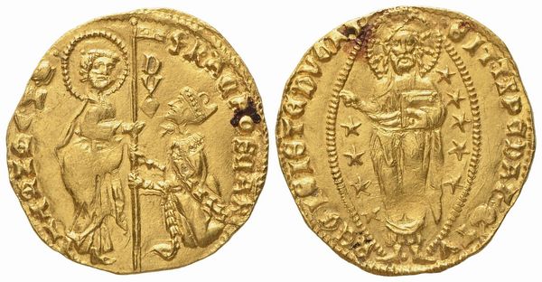 VENEZIA. Francesco Foscari (1423-1457). Ducato. Au (3,58 g; 21 mm)  - Asta Monete e medaglie medievali e moderne italiane ed estere - Associazione Nazionale - Case d'Asta italiane