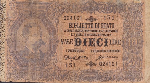 REGNO D'ITALIA. Umberto I (1878-1900). 10 Lire 16-07-1883 doppia effige  - Asta Monete e medaglie medievali e moderne italiane ed estere - Associazione Nazionale - Case d'Asta italiane