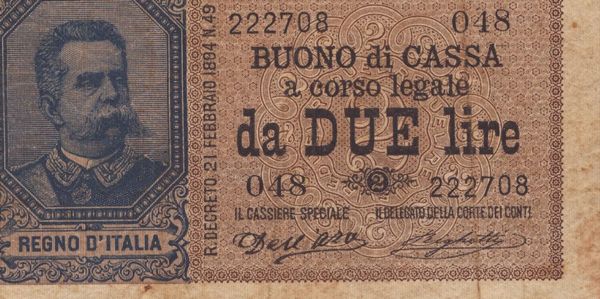 REGNO D'ITALIA. Umberto I (1878-1900). 2 Lire 15-02-1897  - Asta Monete e medaglie medievali e moderne italiane ed estere - Associazione Nazionale - Case d'Asta italiane