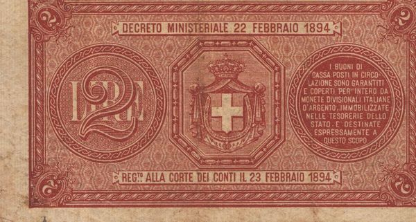 REGNO D'ITALIA. Umberto I (1878-1900). 2 Lire 15-02-1897  - Asta Monete e medaglie medievali e moderne italiane ed estere - Associazione Nazionale - Case d'Asta italiane