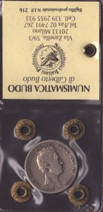 REGNO DI SARDEGNA. Genova. Carlo Alberto (1831-1849) 1 lira 1835. Ag  - Asta Monete e medaglie medievali e moderne italiane ed estere - Associazione Nazionale - Case d'Asta italiane