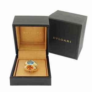 Bulgari anello collezione Doppio Baccellato  - Asta Gioielli e Orologi - Associazione Nazionale - Case d'Asta italiane