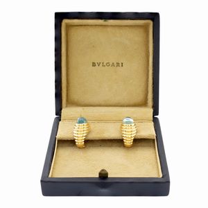 Bulgari orecchini a lobo collezione Baccellato  - Asta Gioielli e Orologi - Associazione Nazionale - Case d'Asta italiane