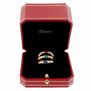 Cartier tre anelli collezione Ellisse  - Asta Gioielli e Orologi - Associazione Nazionale - Case d'Asta italiane