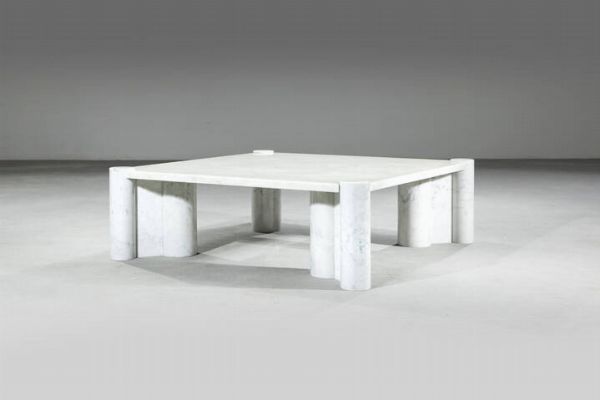 GAE AULENTI : Tavolo basso mod. Jumbo  - Asta Design - Associazione Nazionale - Case d'Asta italiane