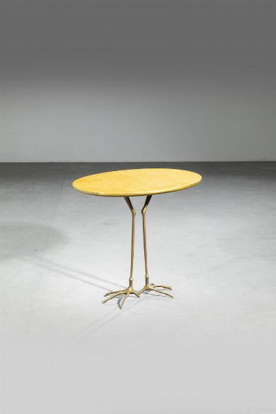 MERET HOPPENHEIM : Tavolino mod. Traccia  - Asta Design - Associazione Nazionale - Case d'Asta italiane
