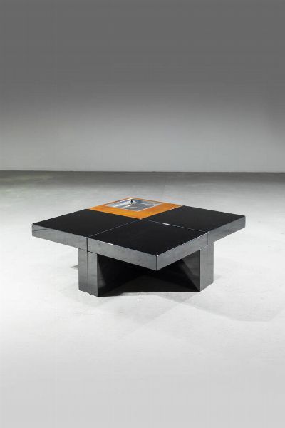 Cesare Augusto Nava : Set di quattro tavolini modulari mod. Nac  - Asta Design - Associazione Nazionale - Case d'Asta italiane