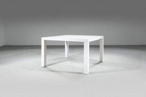 SUPERSTUDIO : Tavolo mod. Quaderna  - Asta Design - Associazione Nazionale - Case d'Asta italiane