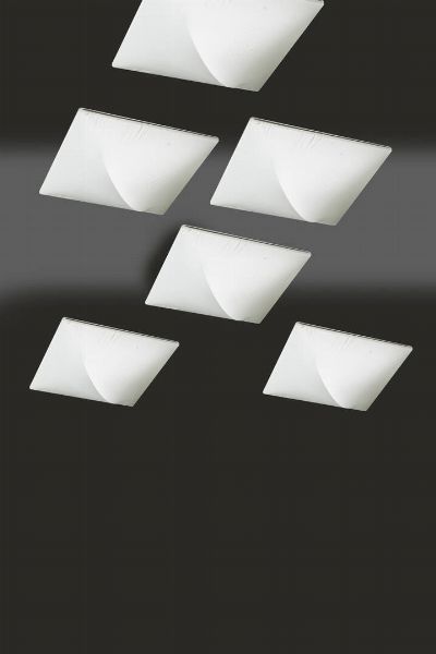 Kazuhide Takahama : Sei lampade a parete o soffitto mod. Saori  - Asta Design - Associazione Nazionale - Case d'Asta italiane
