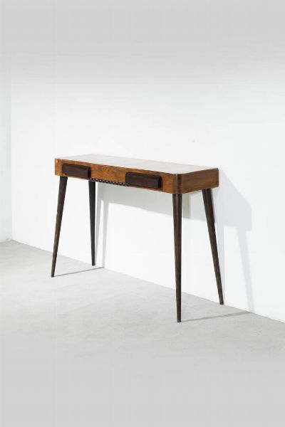 PRODUZIONE ITALIANA : Consolle a due cassetti  - Asta Design - Associazione Nazionale - Case d'Asta italiane