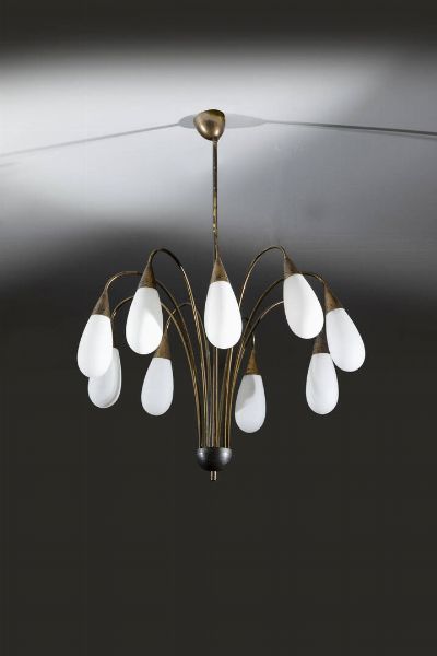 PRODUZIONE ITALIANA : Lampada a sospensione  - Asta Design - Associazione Nazionale - Case d'Asta italiane