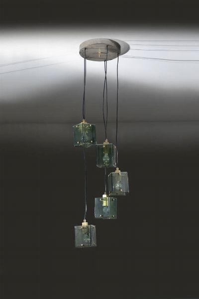 PRODUZIONE ITALIANA : Lampada a sospensione  - Asta Design - Associazione Nazionale - Case d'Asta italiane