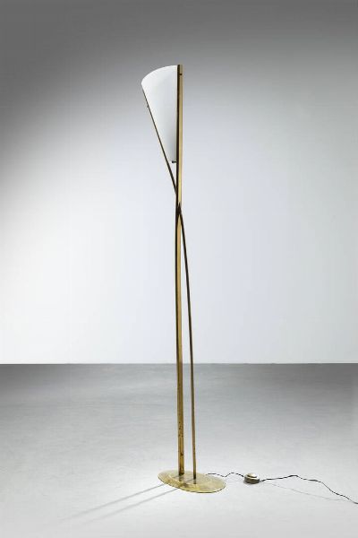 MAX INGRAND : Lampada da terra mod. 1819  - Asta Design - Associazione Nazionale - Case d'Asta italiane