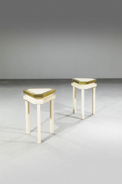 PRODUZIONE ITALIANA : Coppia di comodini  - Asta Design - Associazione Nazionale - Case d'Asta italiane