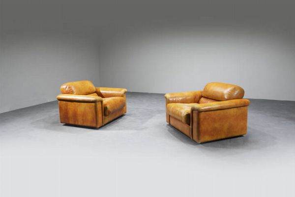 PRODUZIONE ITALIANA : Coppia di poltrone  - Asta Design - Associazione Nazionale - Case d'Asta italiane