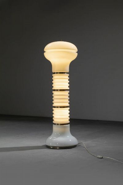 MAZZEGA : Lampada da terra mod. Birillo  - Asta Design - Associazione Nazionale - Case d'Asta italiane
