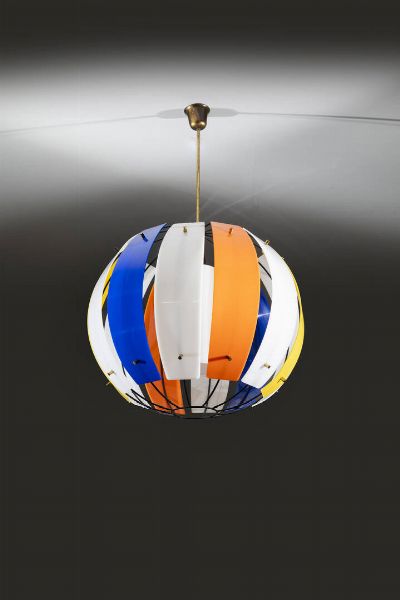 PRODUZIONE ITALIANA : Lampada a sospensione  - Asta Design - Associazione Nazionale - Case d'Asta italiane
