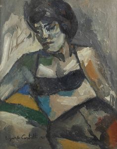 EDGARDO CORBELLI Torino 1918 - 1989 - Figura femminile 1961