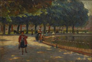 CAFIERO FILIPPELLI Livorno 1889 - 1973 - Parco Valentino