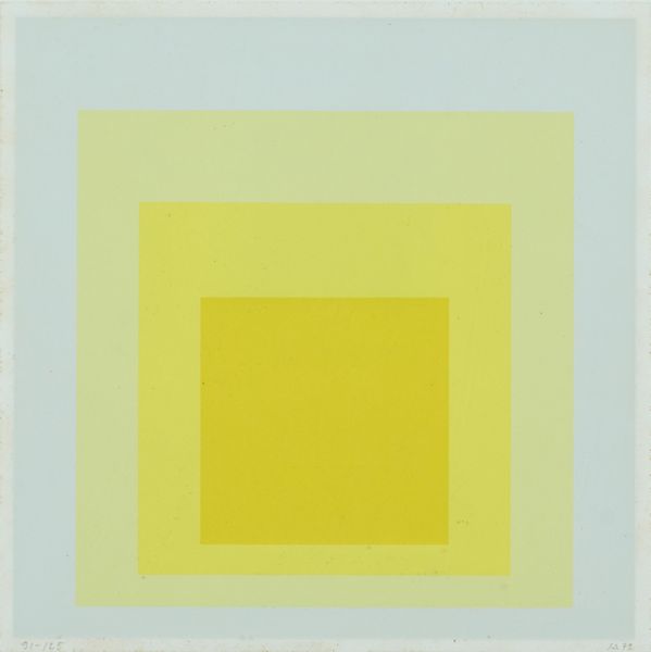 Josef Albers : Senza titolo  - Asta Arte Moderna e Contemporanea  - Associazione Nazionale - Case d'Asta italiane