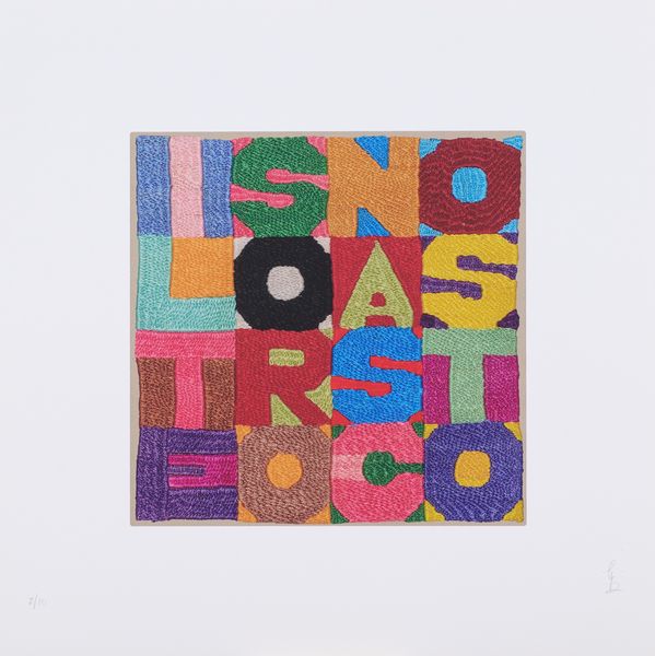 ALIGHIERO BOETTI : Il tesoro nascosto  - Asta Arte Moderna e Contemporanea  - Associazione Nazionale - Case d'Asta italiane