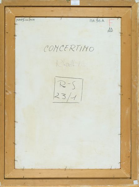 REMO SQUILLANTINI : Concertino  - Asta Arte Moderna e Contemporanea  - Associazione Nazionale - Case d'Asta italiane