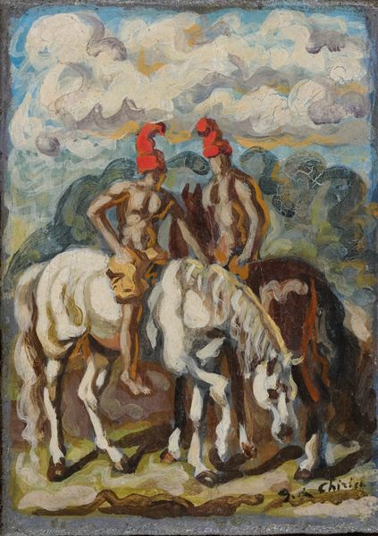 Giorgio de Chirico : Due cavalieri con berretto frigio  - Asta Arte Moderna e Contemporanea  - Associazione Nazionale - Case d'Asta italiane